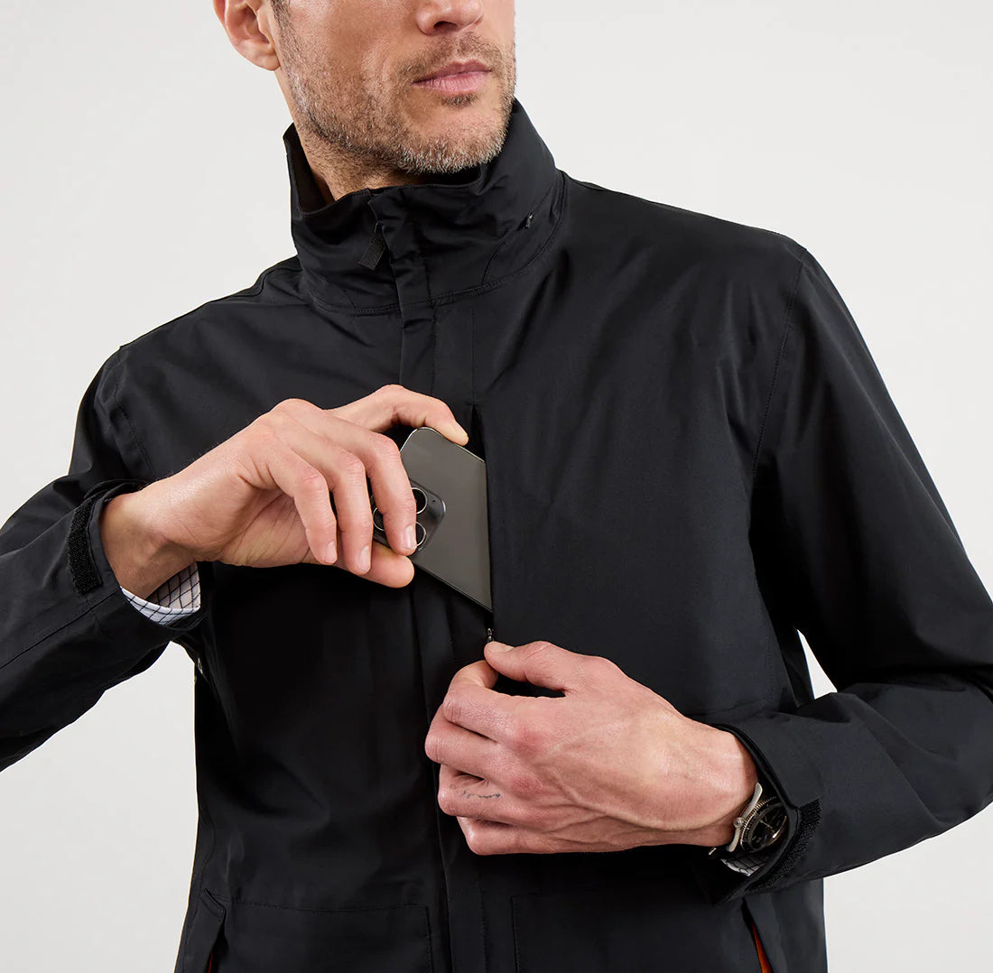 Faroe Rain Jacket - Black Coal