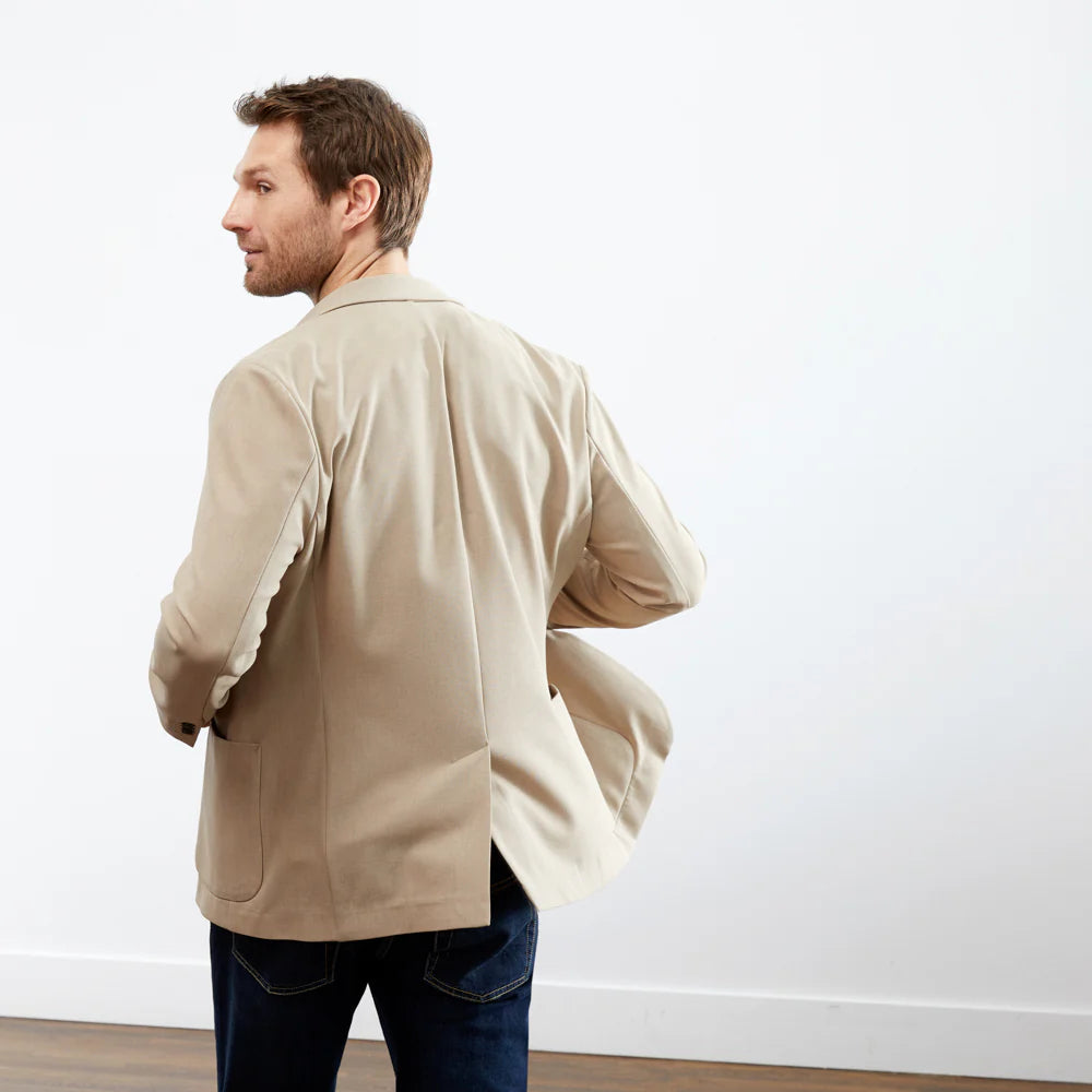 Hopsack Blazer Slim Fit - Sandstone
