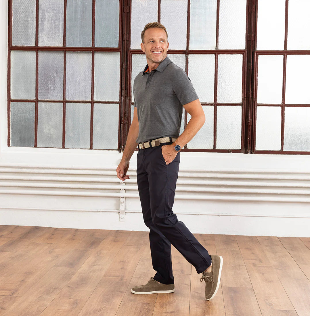 Threshold Knit Polo Classic Fit - Hurricane Grey