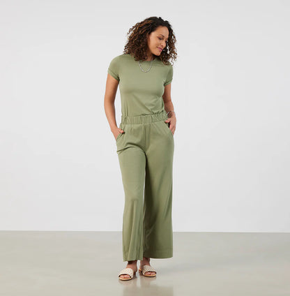 Threshold Crew Neck T-Shirt Standard Fit - Sage Green