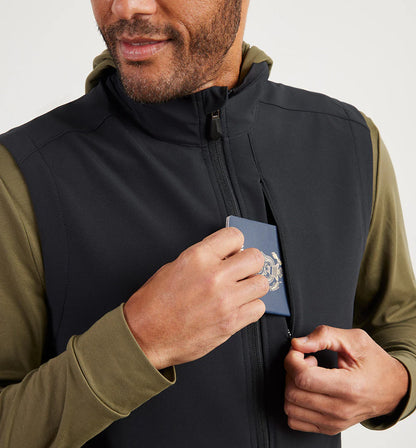Oslo Travel Vest Standard Fit - Tarmac Black