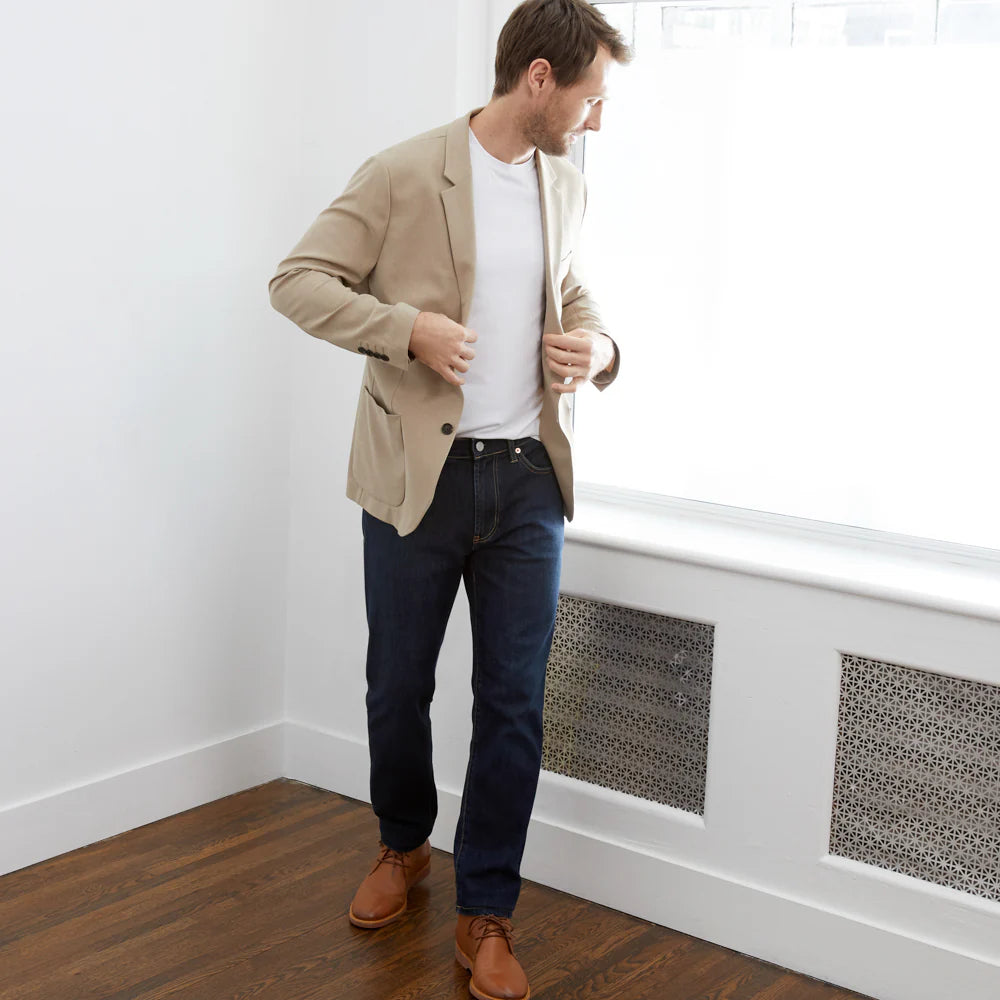 Hopsack Blazer Classic Fit - Sandstone