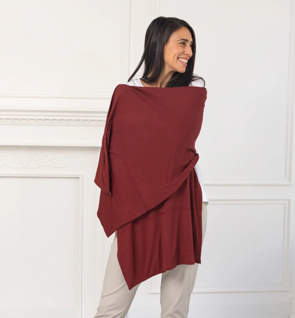 Threshold Utility Scarf - Deep Maroon