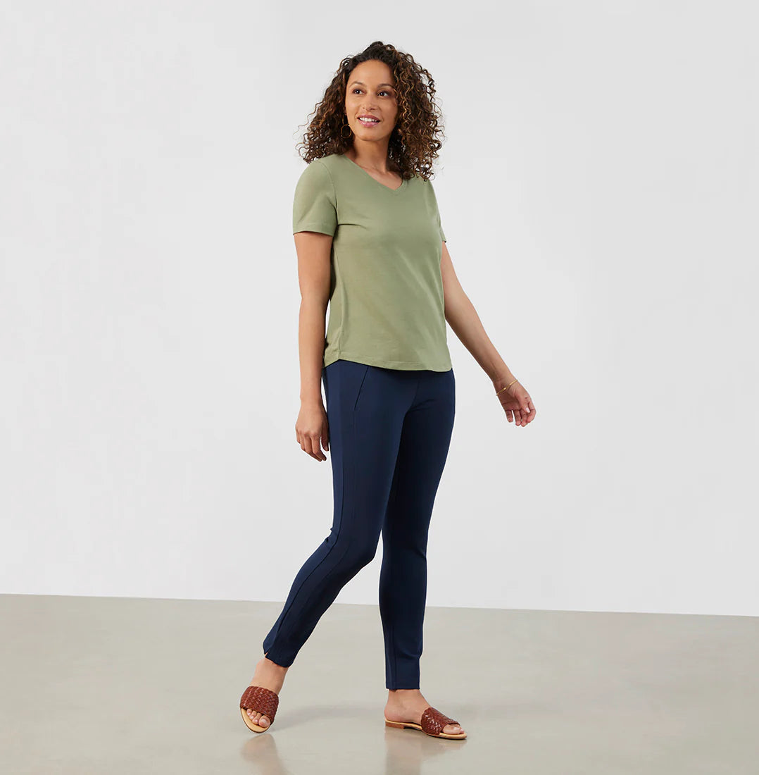 Threshold V-Neck T-Shirt Standard Fit - Sage Green