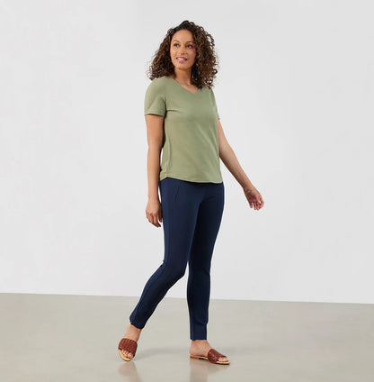 Threshold V-Neck T-Shirt Standard Fit - Sage Green